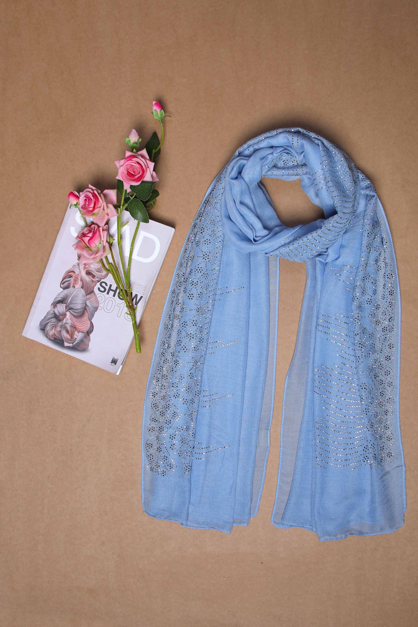 Nishat Linen - Blue Women Scarf - 432392108