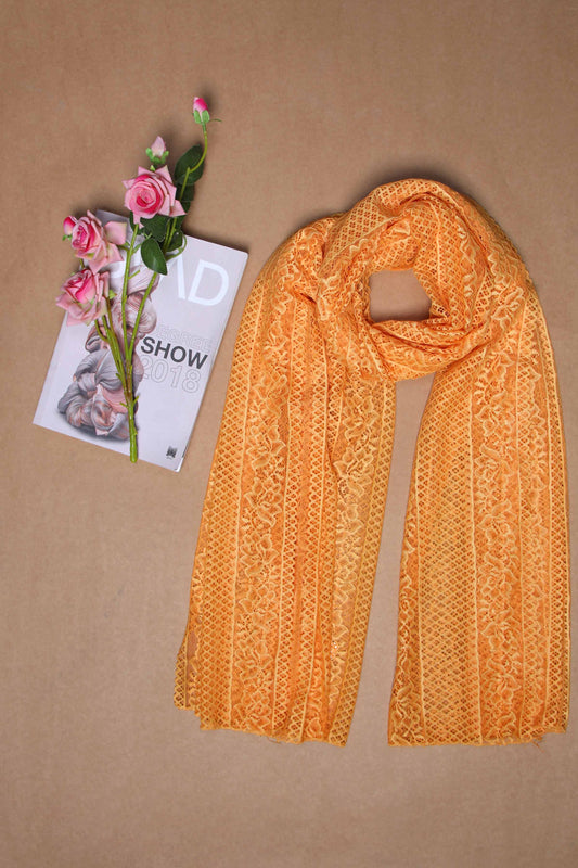 Nishat Linen - Yellow Women Scarf - 432412102