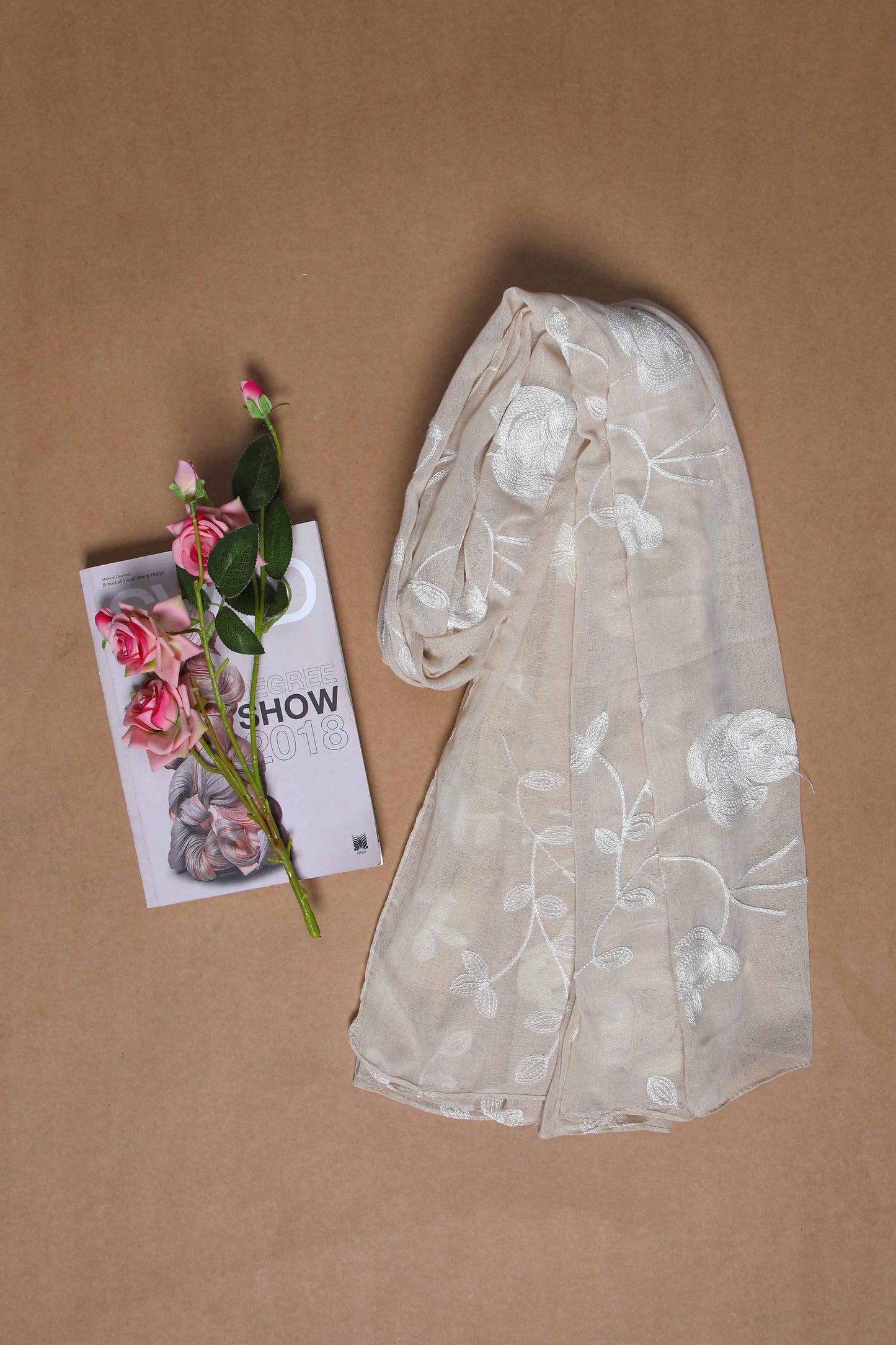 Nishat Linen - Beige Women Scarf - 432432118