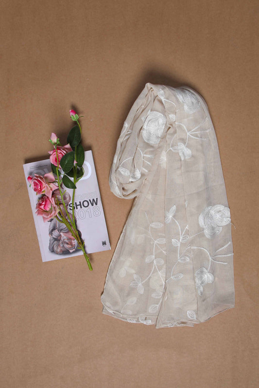Nishat Linen - Beige Women Scarf - 432432118