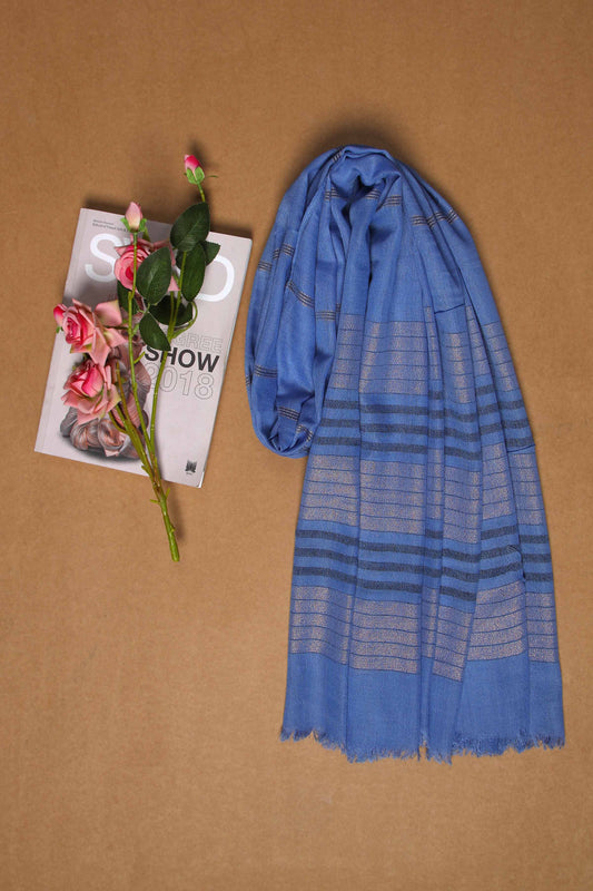 Nishat Linen - Blue Women Scarf - 432452108