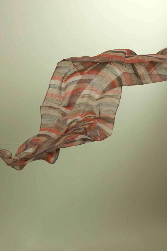 Nishat Linen - Orange Women Scarf - 432482106