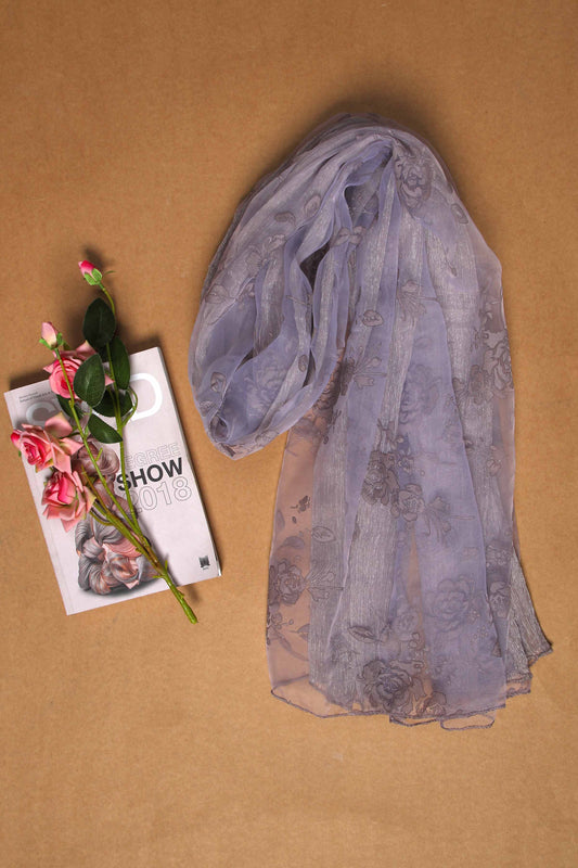 Nishat Linen - Purple Women Scarf - 432502109