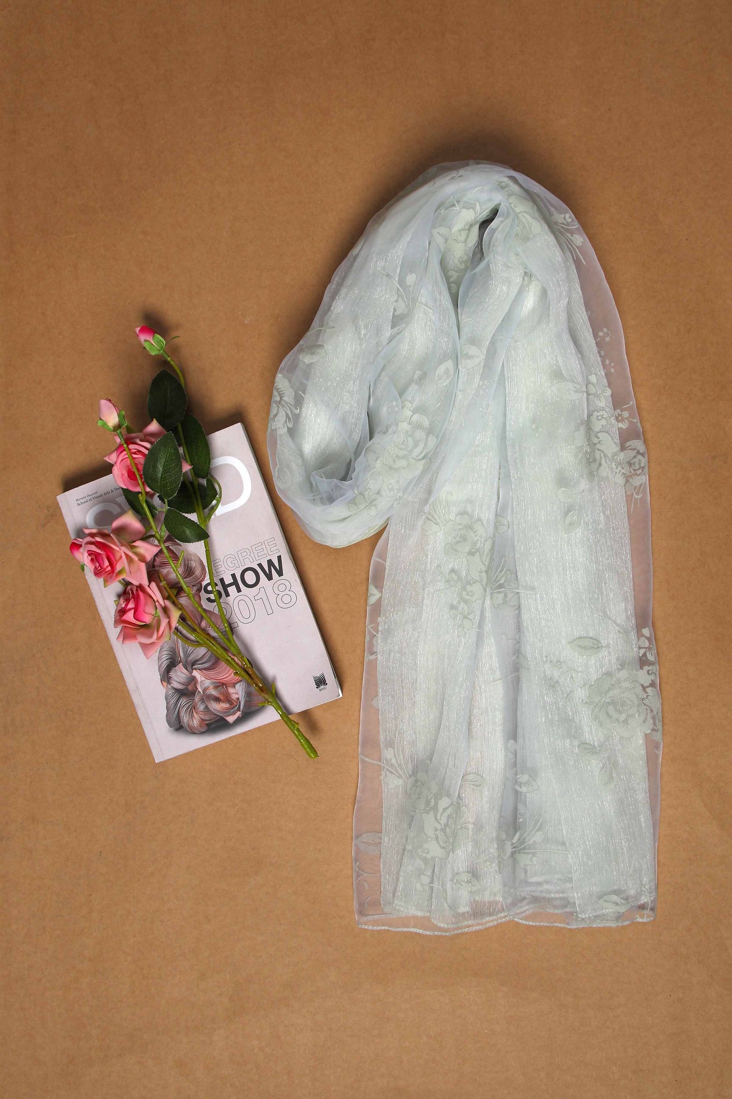 Nishat Linen - Light Green Women Scarf - 432502104