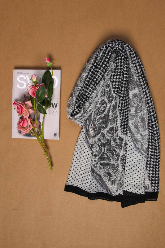 Nishat Linen - Grey Women Scarf - 432512111