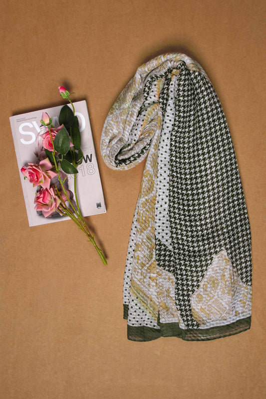 Nishat Linen - Gold Women Scarf - 432512119