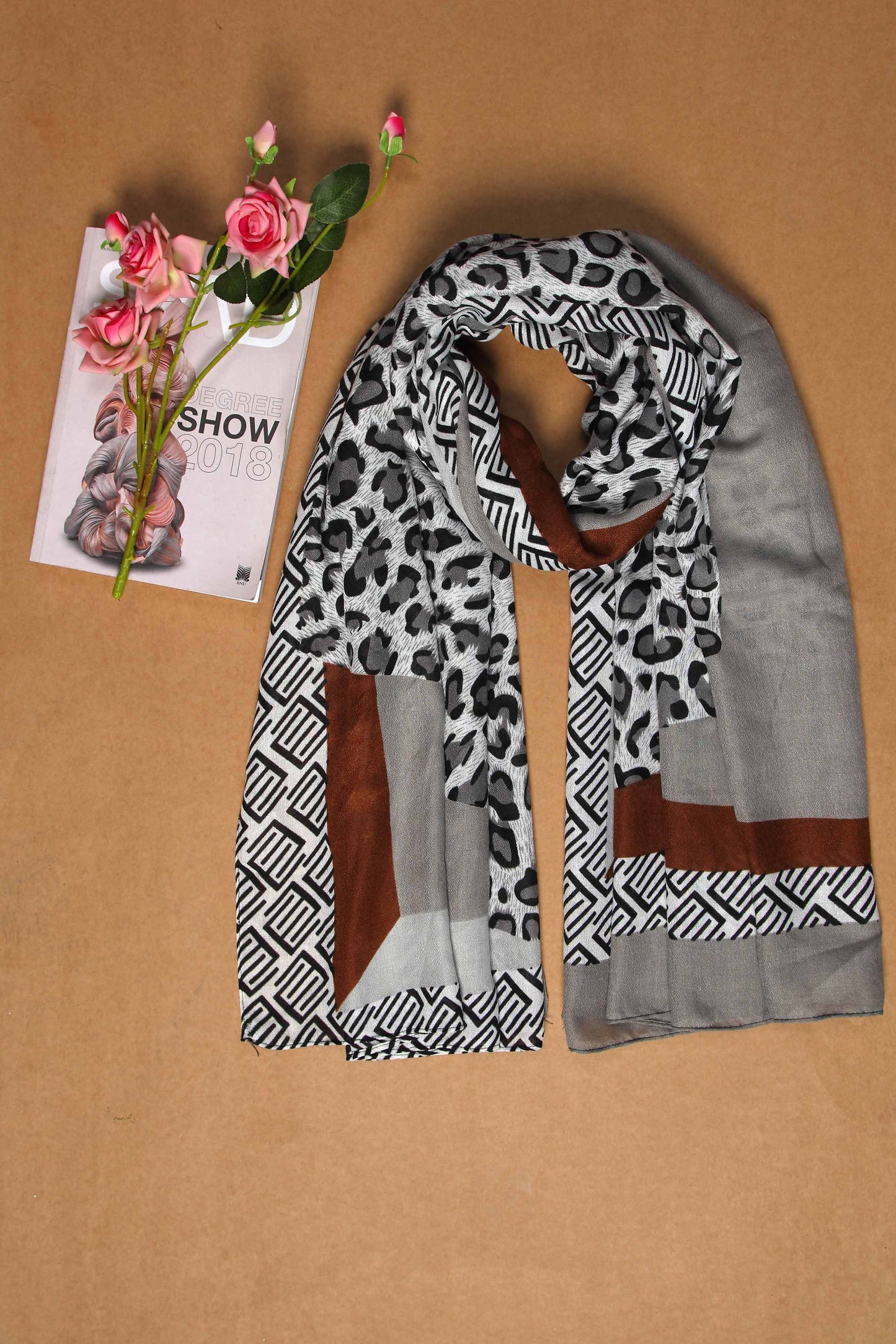Nishat Linen - Black Women Scarf - 432522103