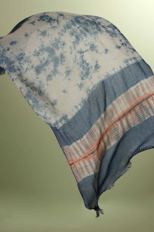 Nishat Linen - Blue Women Scarf - 432542108