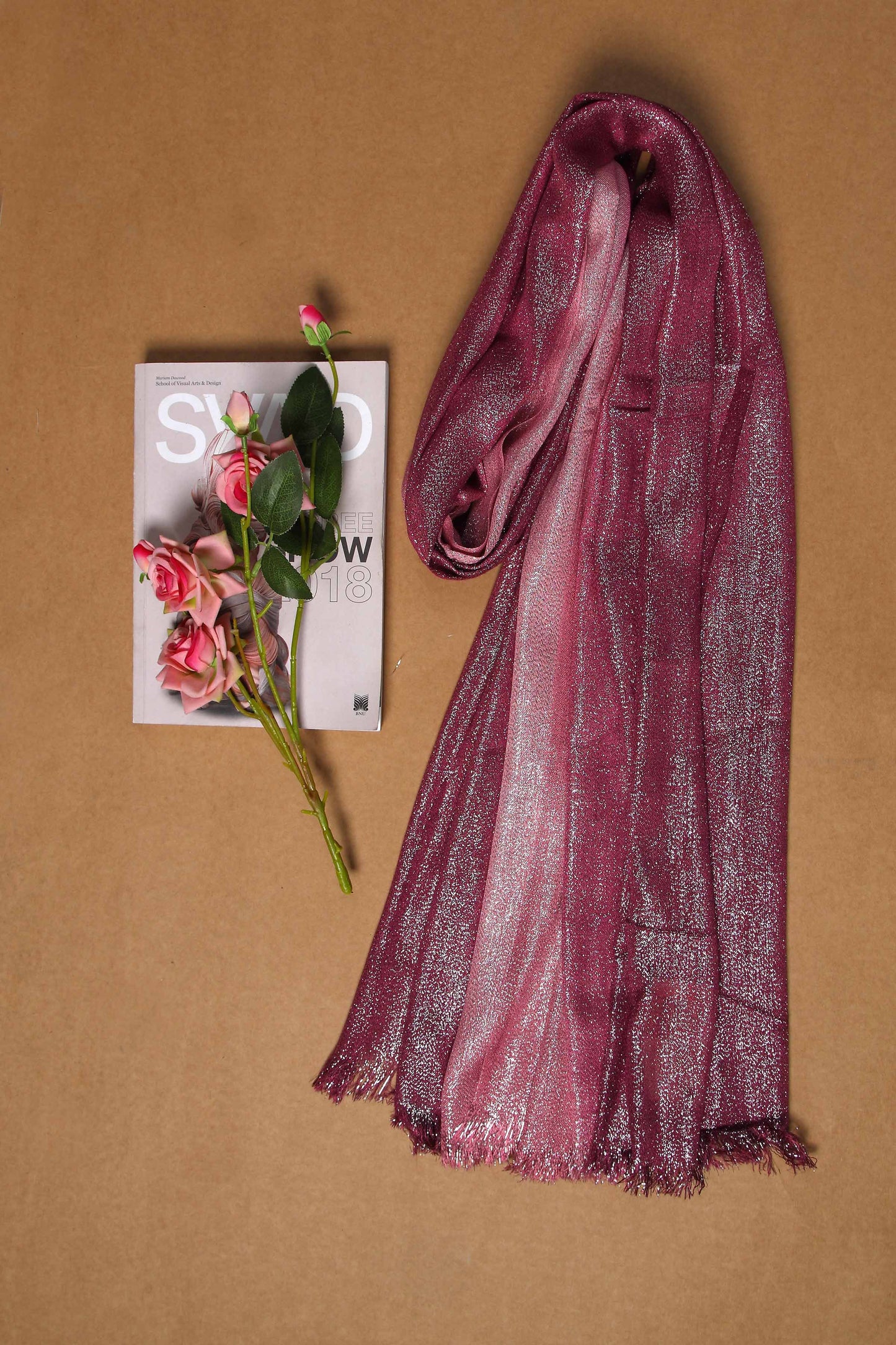Nishat Linen - Pink Women Scarf - 432552105