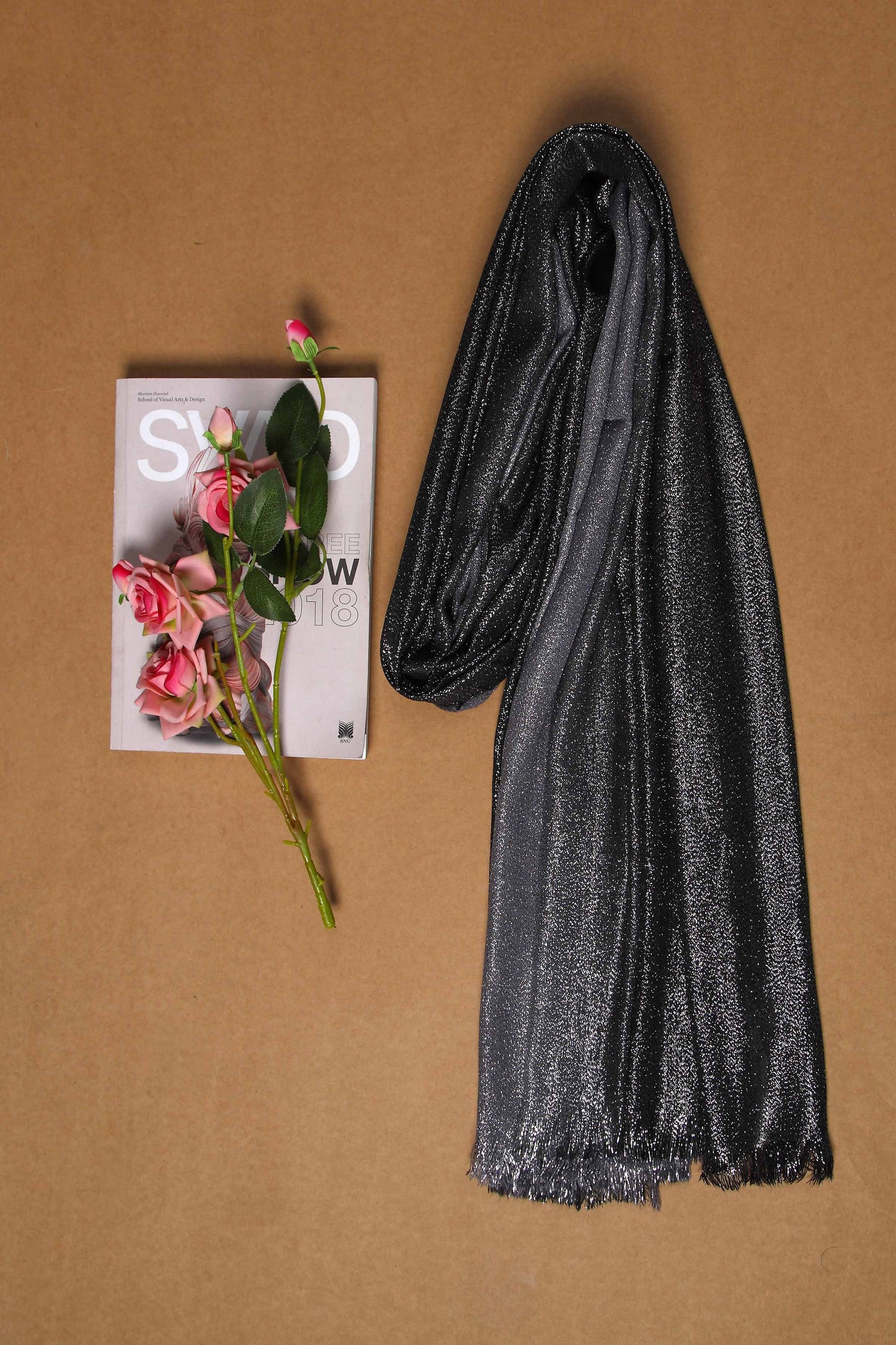 Nishat Linen - Grey Women Scarf - 432552111