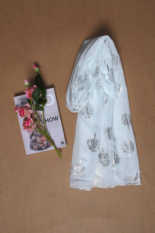 Nishat Linen - Off White Women Scarf - 432572107