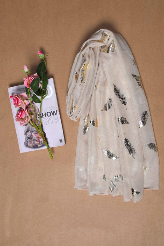 Nishat Linen - Beige Women Scarf - 432582118