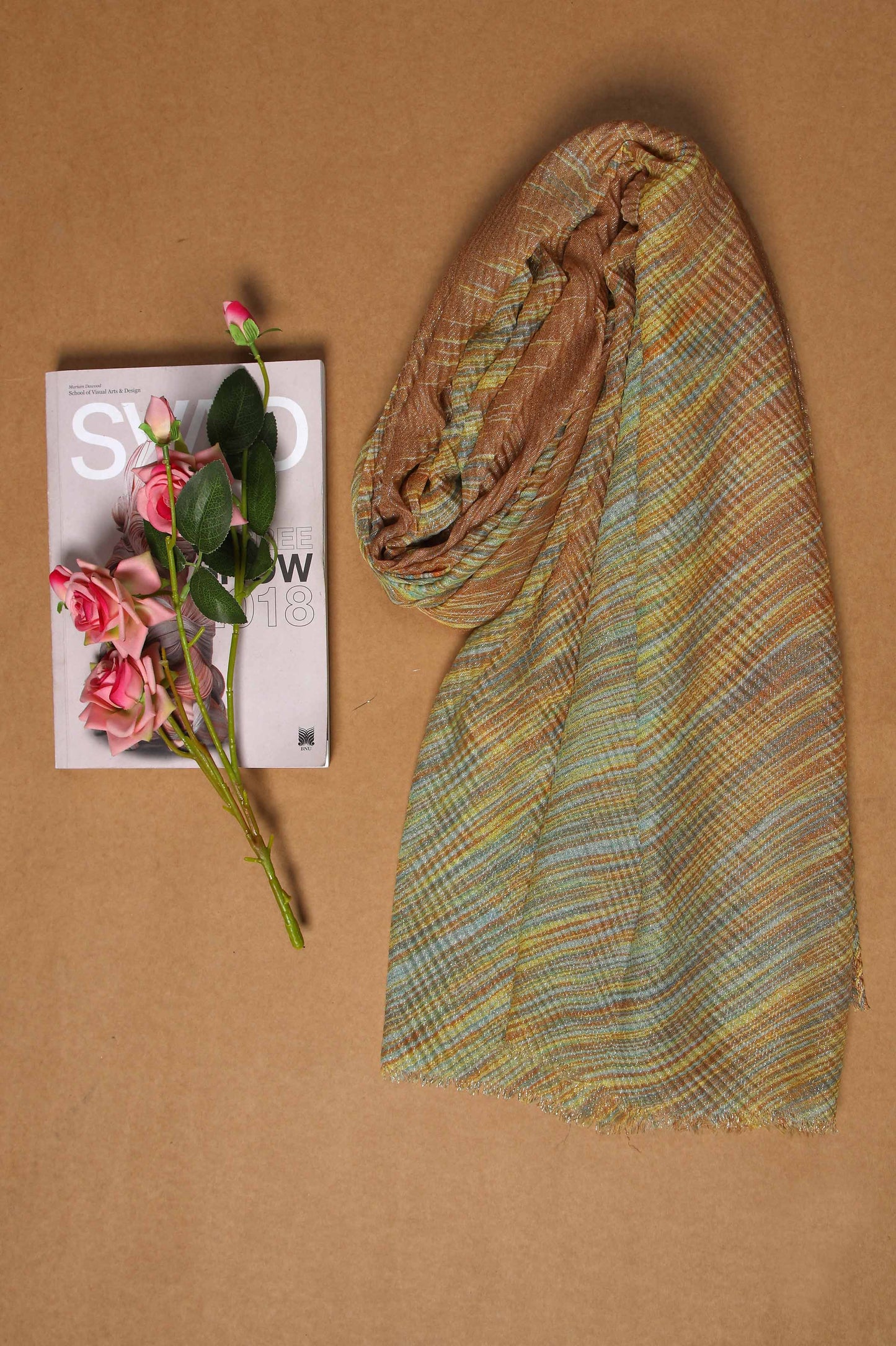 Nishat Linen - Yellow Women Scarf - 432592102