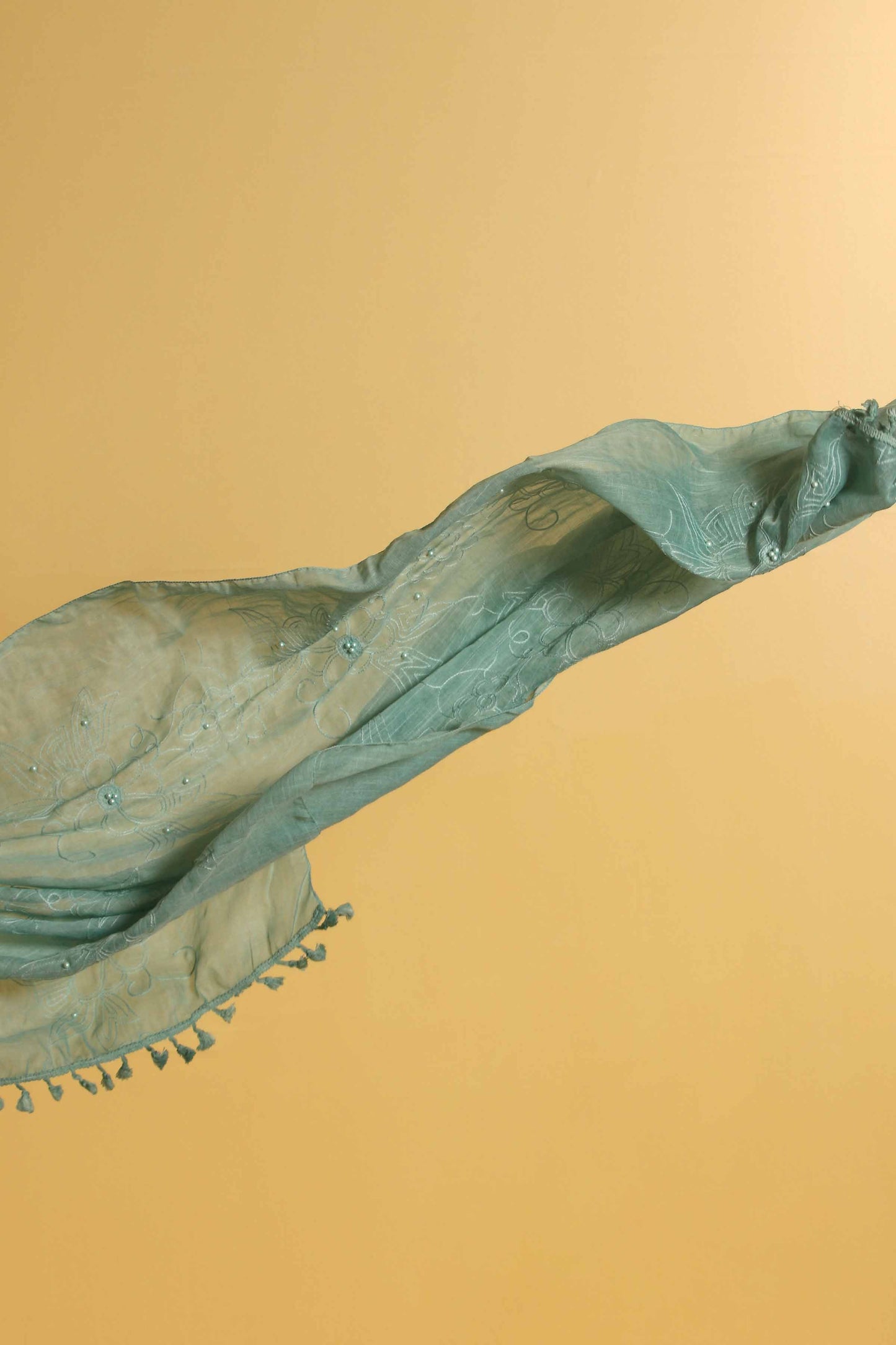 Nishat Linen - Light Green Women Scarf - 432672104