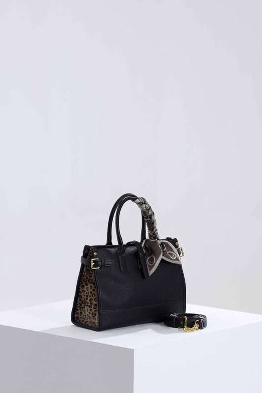 Nishat Linen - Black Shoulder Bag-433452103