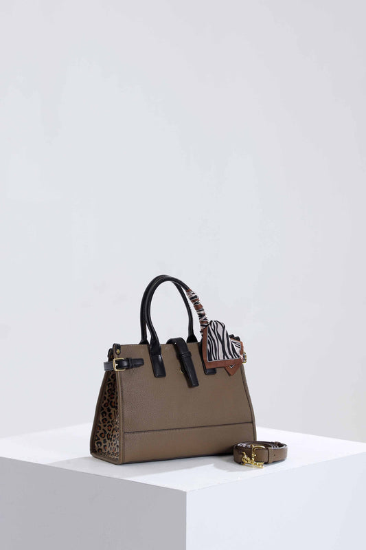 Nishat Linen - Khaki Shoulder Bag-433452130