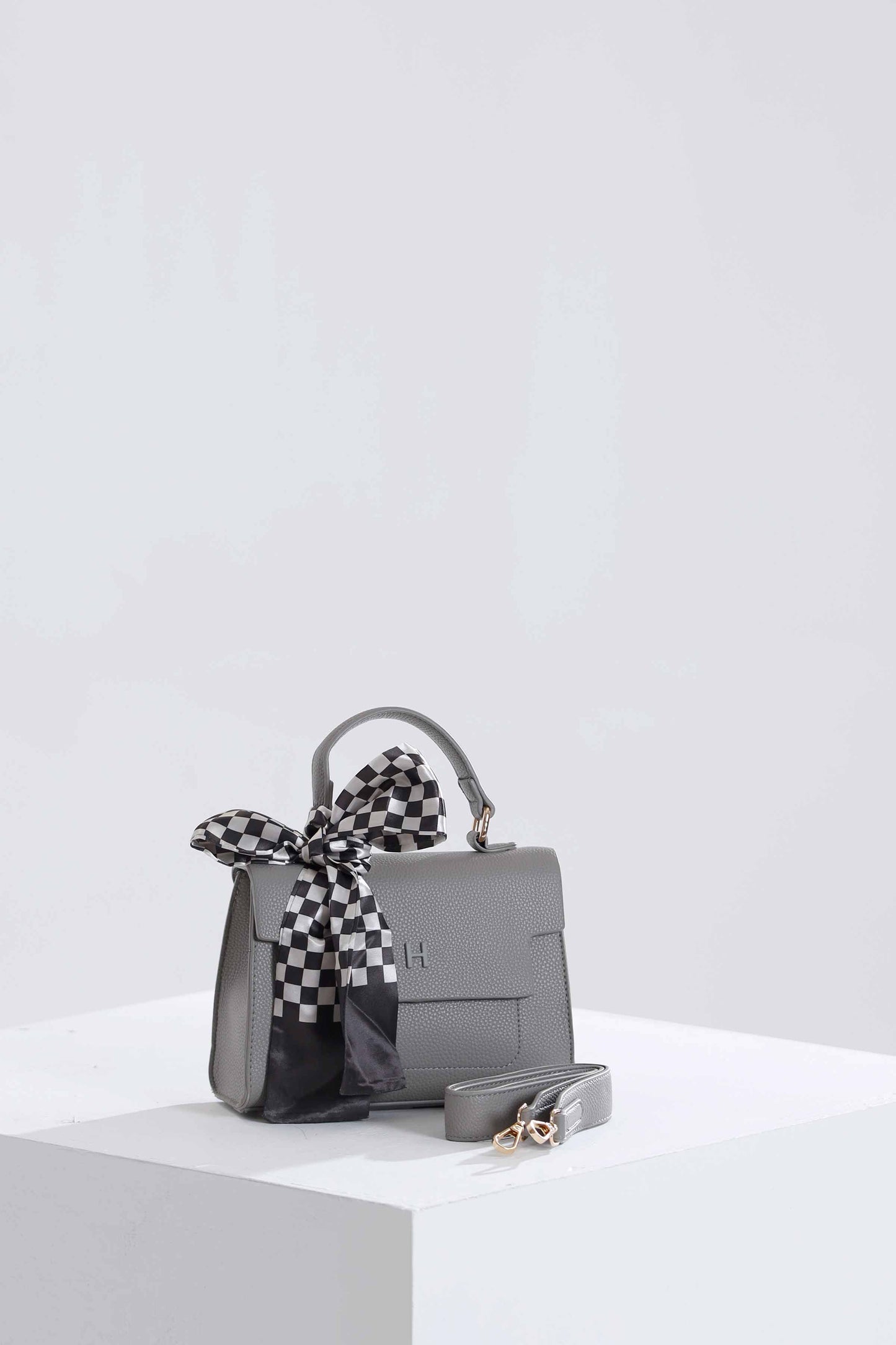 Nishat Linen - Grey Shoulder Bag-433502111