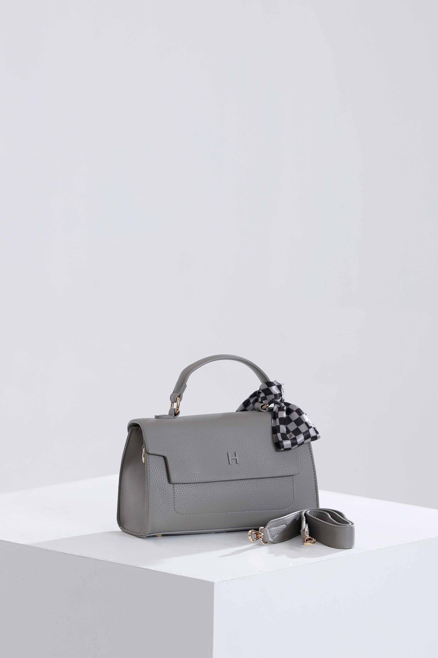 Nishat Linen - Grey Shoulder Bag-433512111