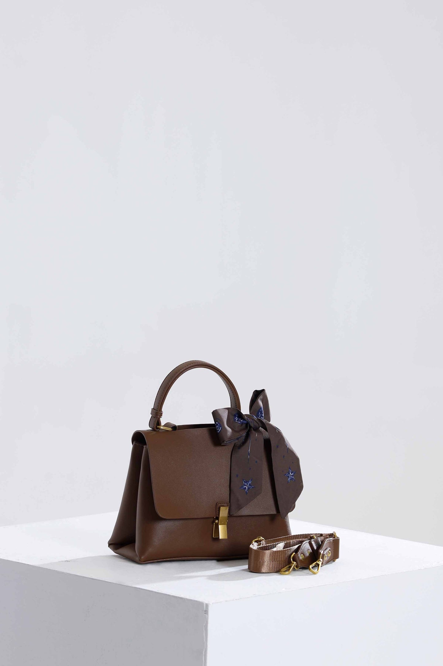 Nishat Linen - Coffee Shoulder Bag-433532117