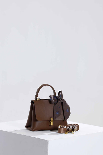 Nishat Linen - Coffee Shoulder Bag-433532117