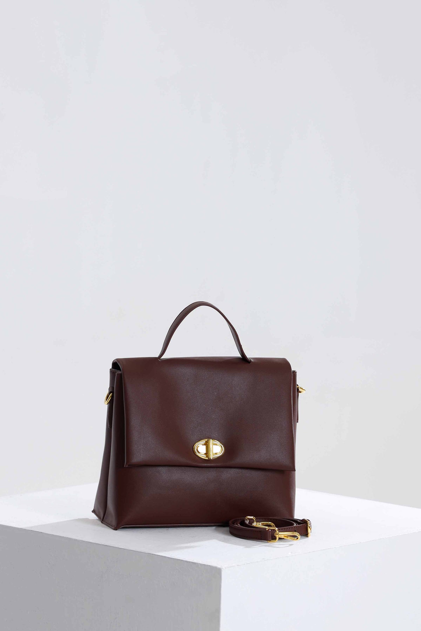Nishat Linen - Coffee Shoulder Bag-433542117
