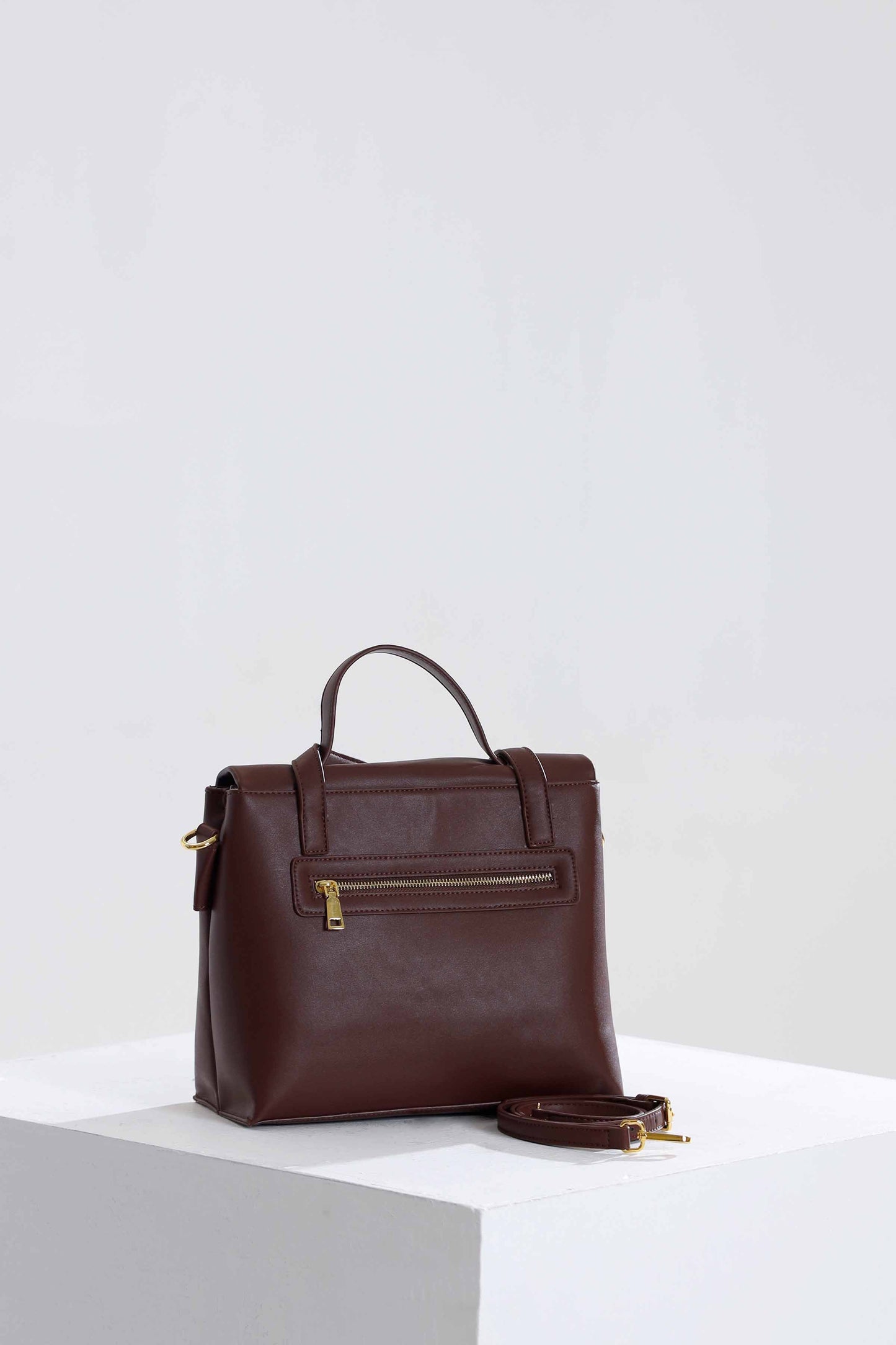 Nishat Linen - Coffee Shoulder Bag-433542117