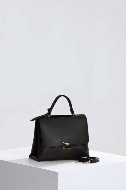 Nishat Linen - Black Shoulder Bag-433592103