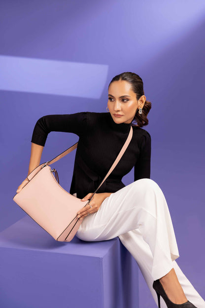 Nishat Linen - Pink Shoulder Bag-433622105