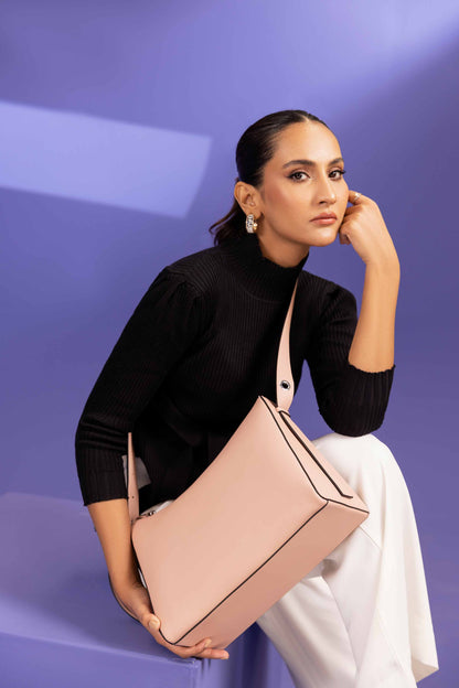 Nishat Linen - Pink Shoulder Bag-433622105