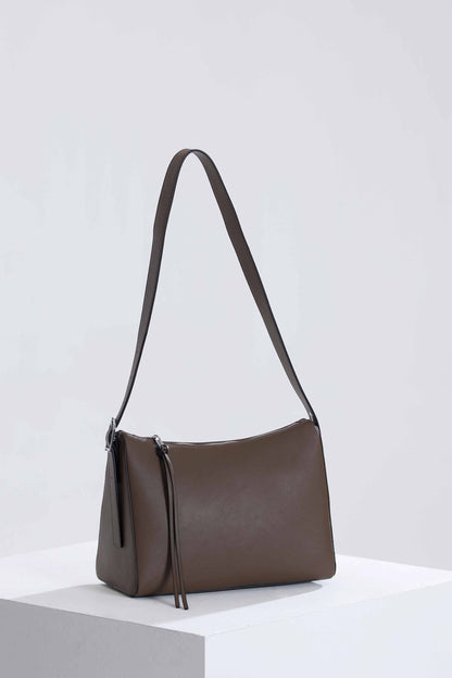 Nishat Linen - Grey Shoulder Bag-433622111