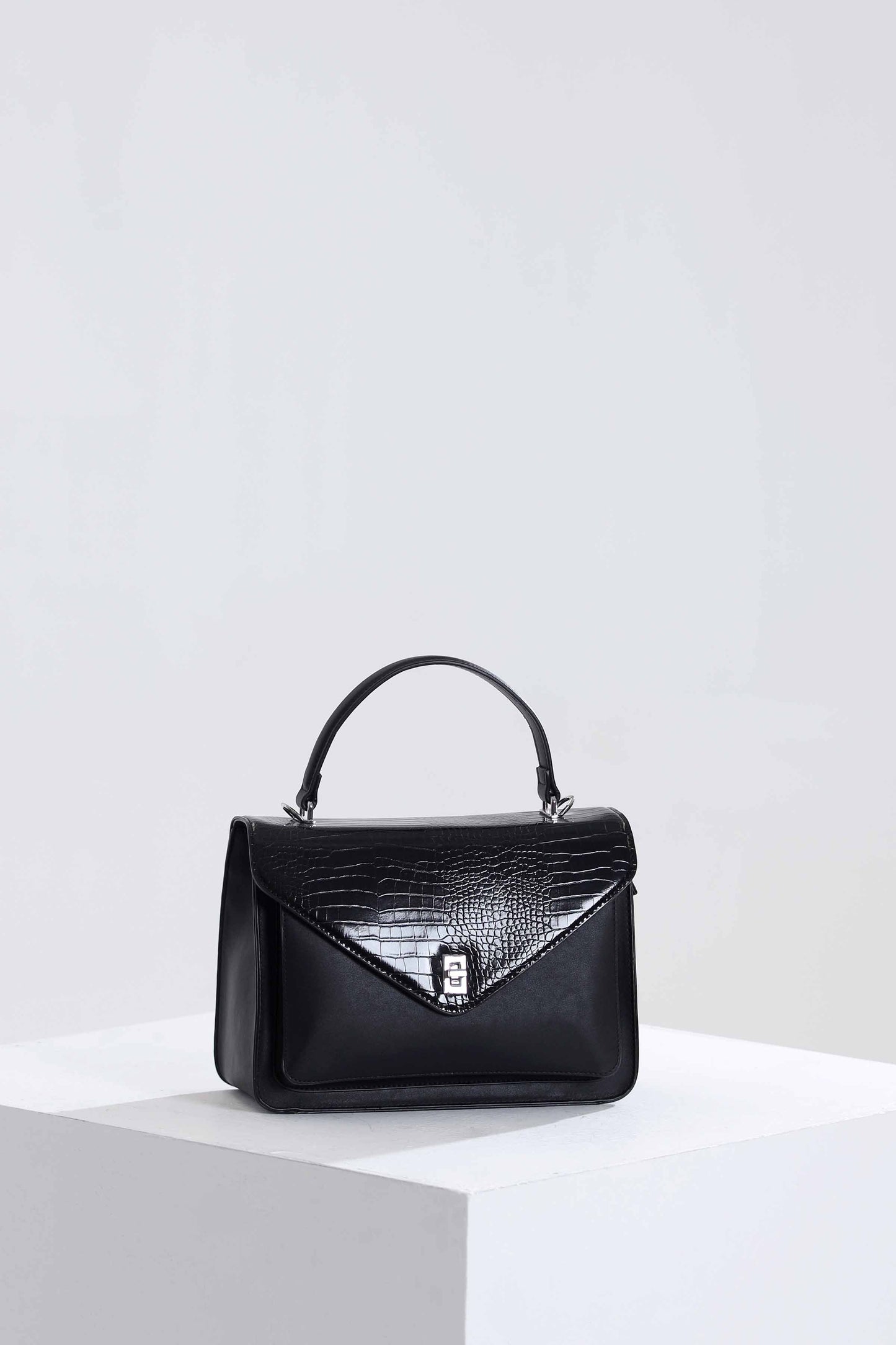 Nishat Linen - Black Shoulder Bag-433642103