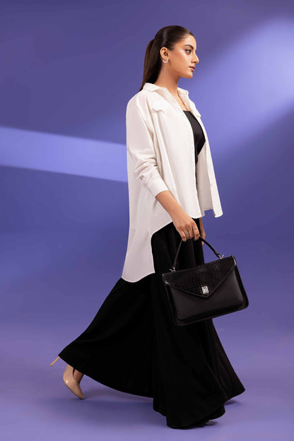 Nishat Linen - Black Shoulder Bag-433642103