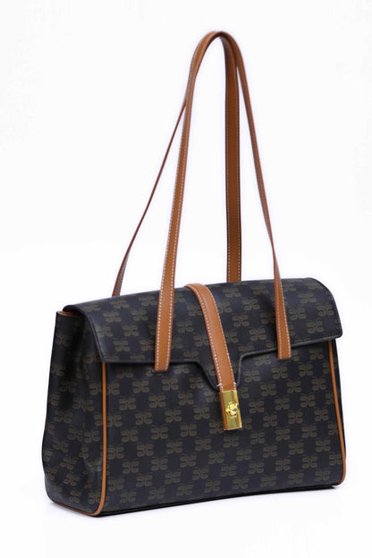 Nishat Linen - Black & Brown Hand Bag - 433702103