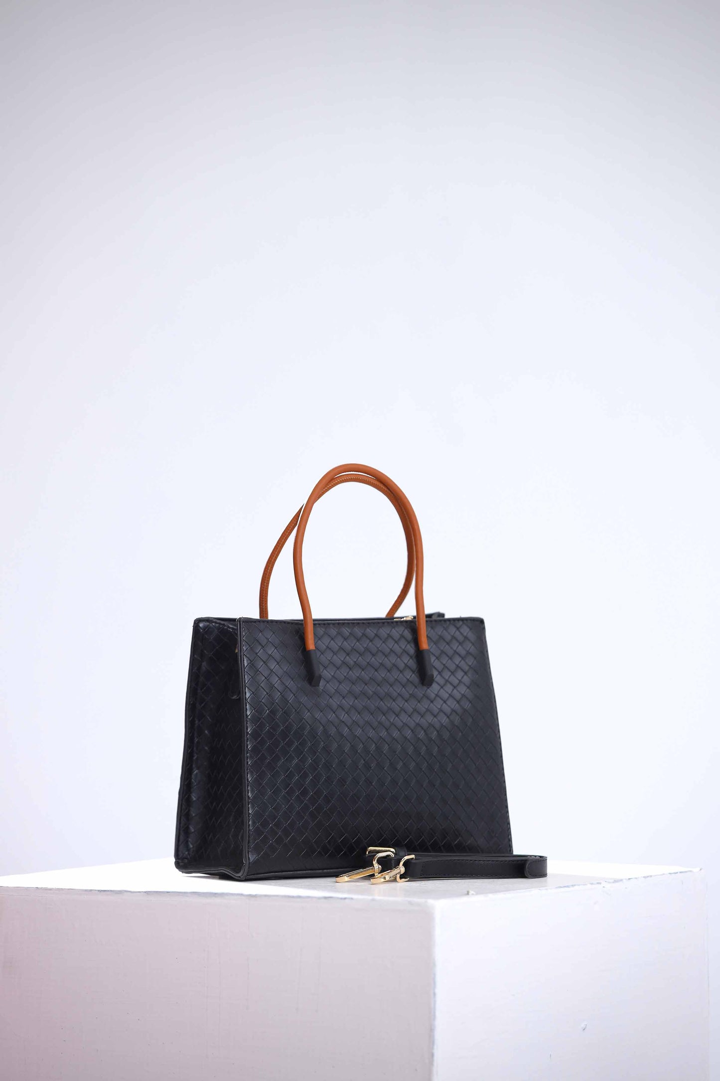 Nishat Linen - Black Shoulder Bag-434012103