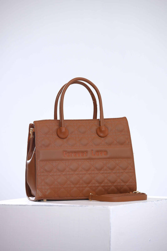 Nishat Linen - Brown Hand Bag-434042113
