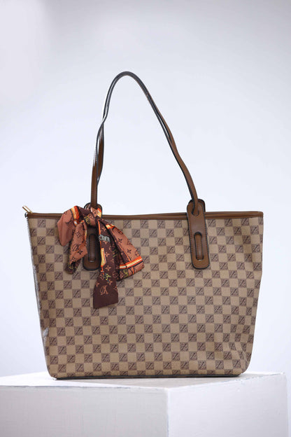 Nishat Linen - Khaki Hand Bag-434052130