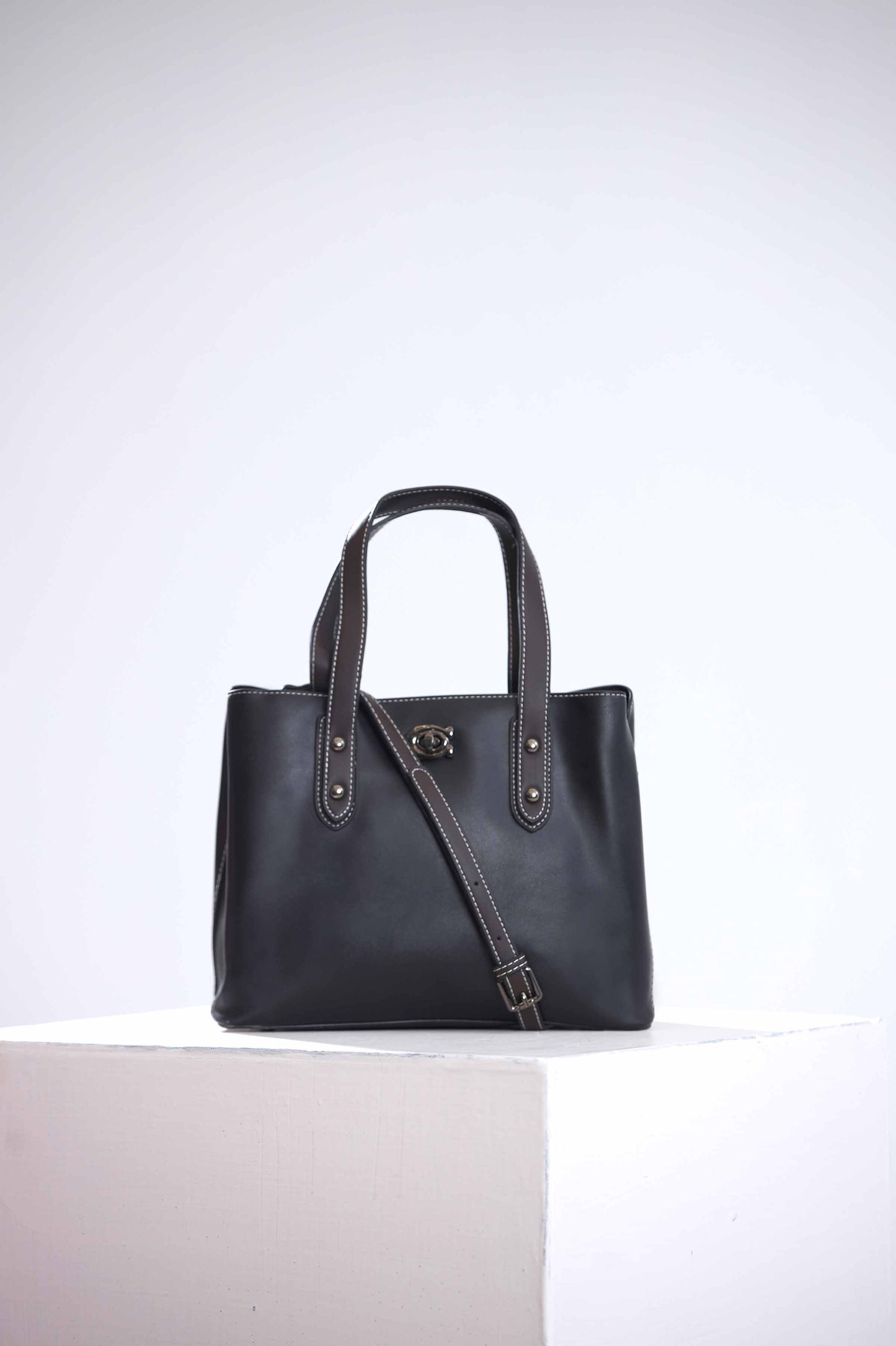 Nishat Linen - Black Shoulder Bag-434062103
