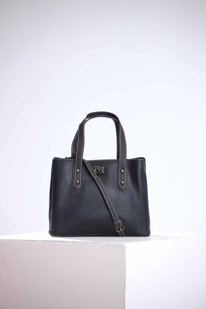 Nishat Linen - Black Shoulder Bag-434062103