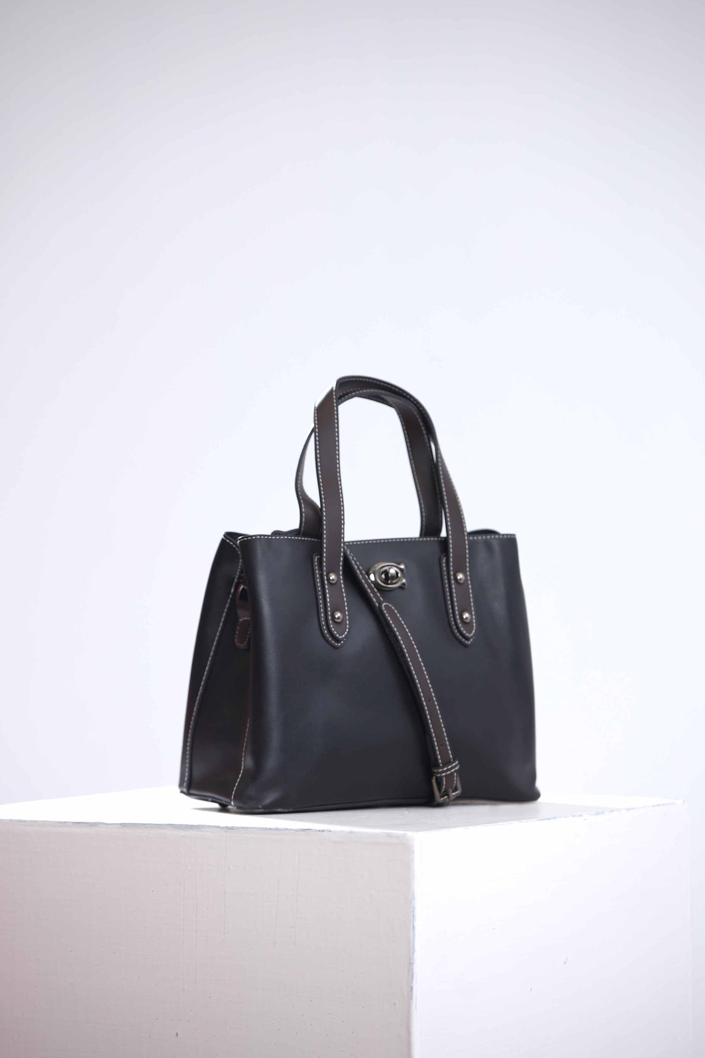 Nishat Linen - Black Shoulder Bag-434062103