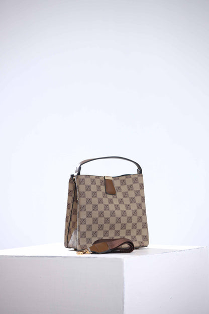 Nishat Linen - Khaki Shoulder Bag-434072130