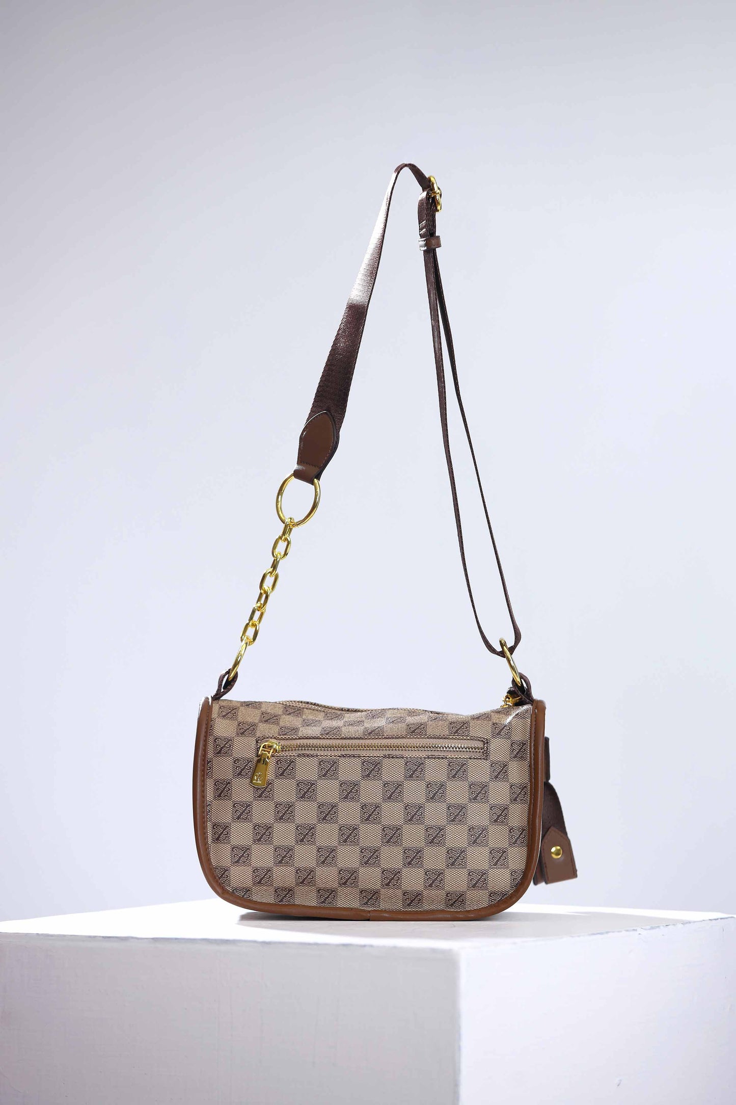 Nishat Linen - Khaki Shoulder Bag-434212130