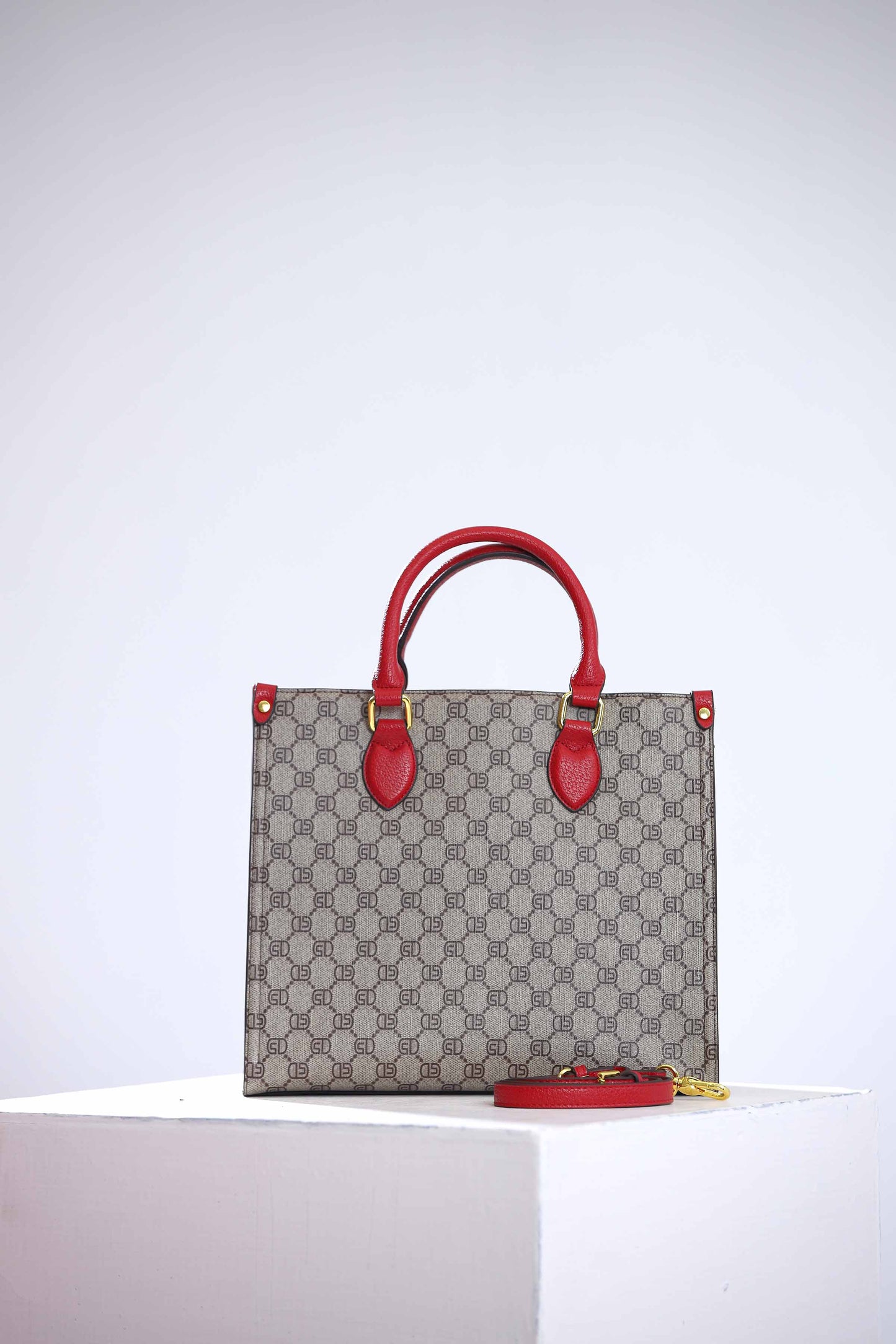 Nishat Linen - Grey/Red Hand Bag-434332101