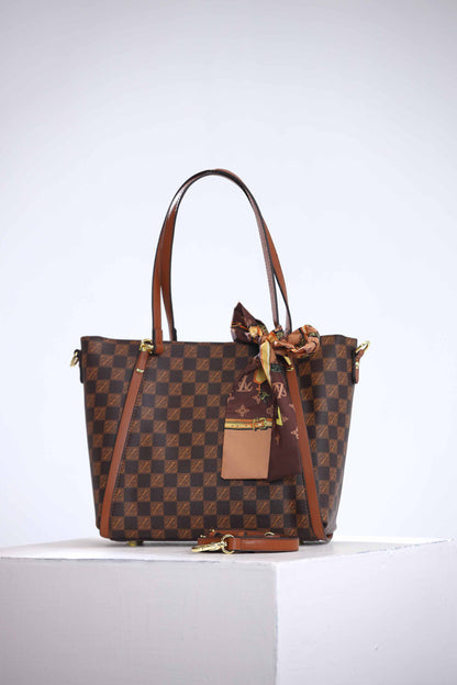 Nishat Linen - Brown Hand Bag-434342113