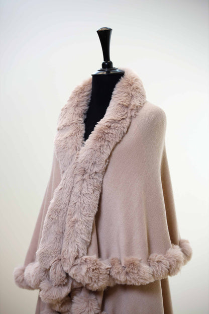 Nishat Linen - Pink Cape Shawl-434352105