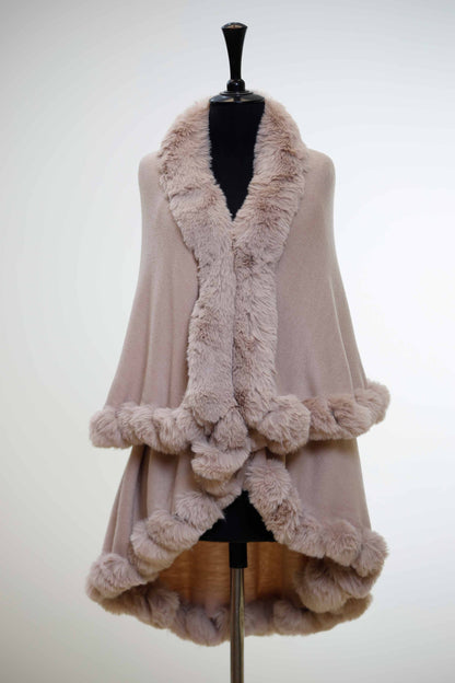 Nishat Linen - Pink Cape Shawl-434352105