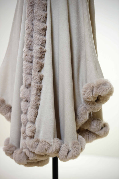 Nishat Linen - Skin Cape Shawl-434382126