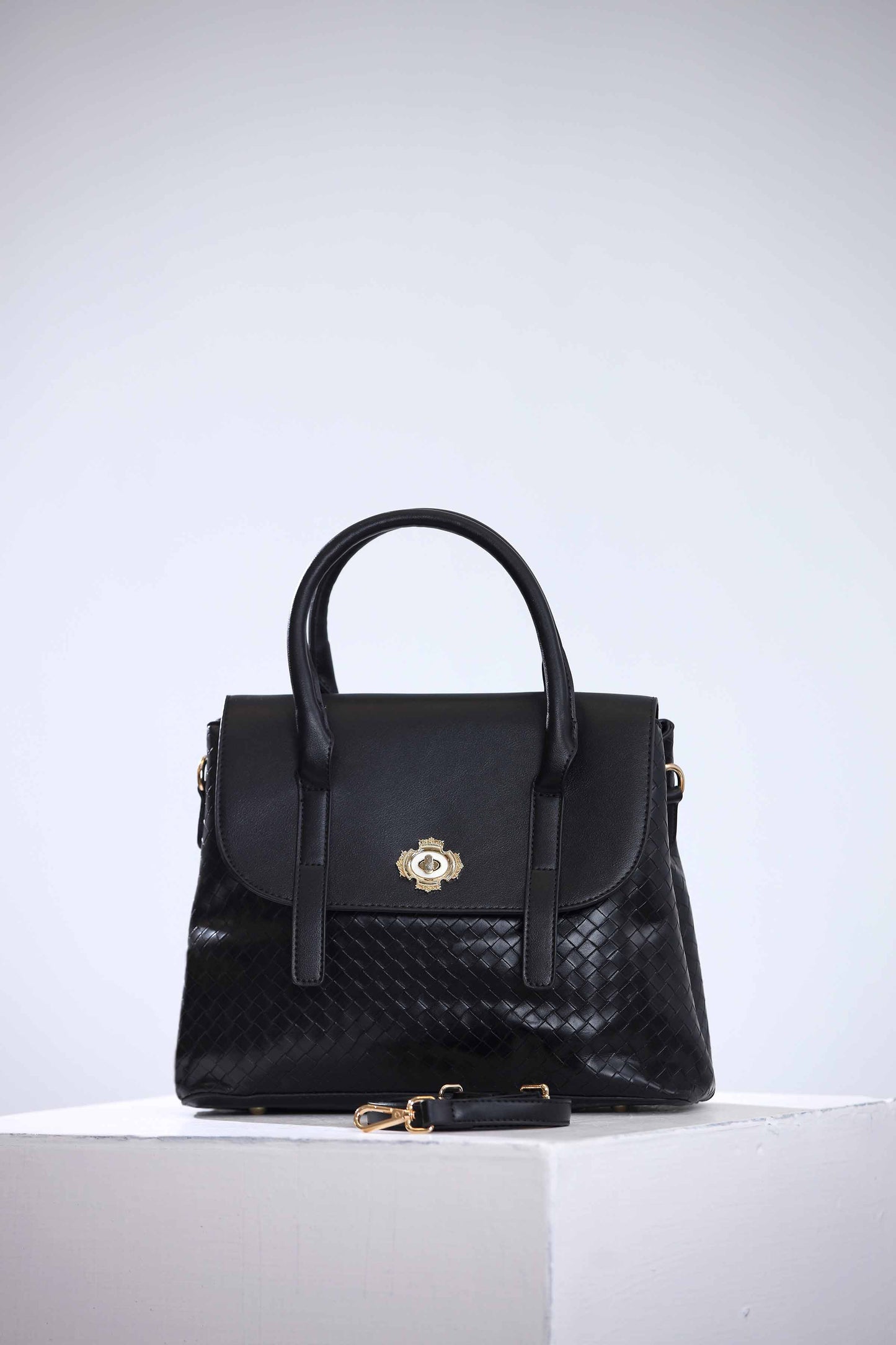 Nishat Linen - Black Hand Bag-434612103
