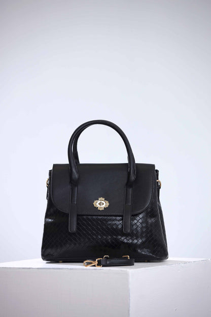 Nishat Linen - Black Hand Bag-434612103