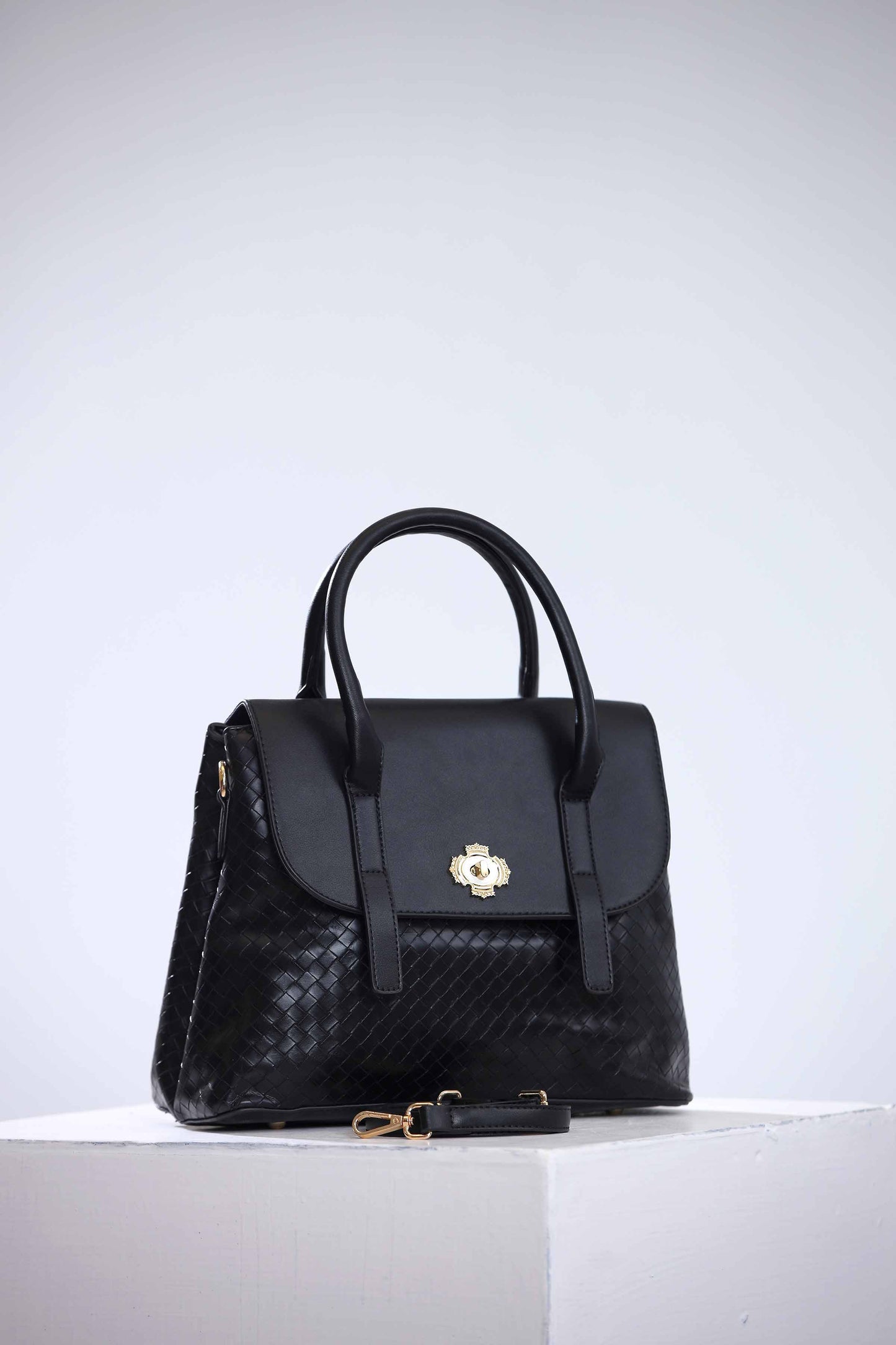 Nishat Linen - Black Hand Bag-434612103
