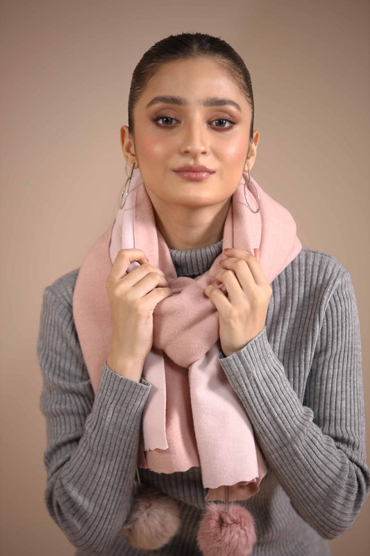 Nishat Linen - Pink Shawl-434762105